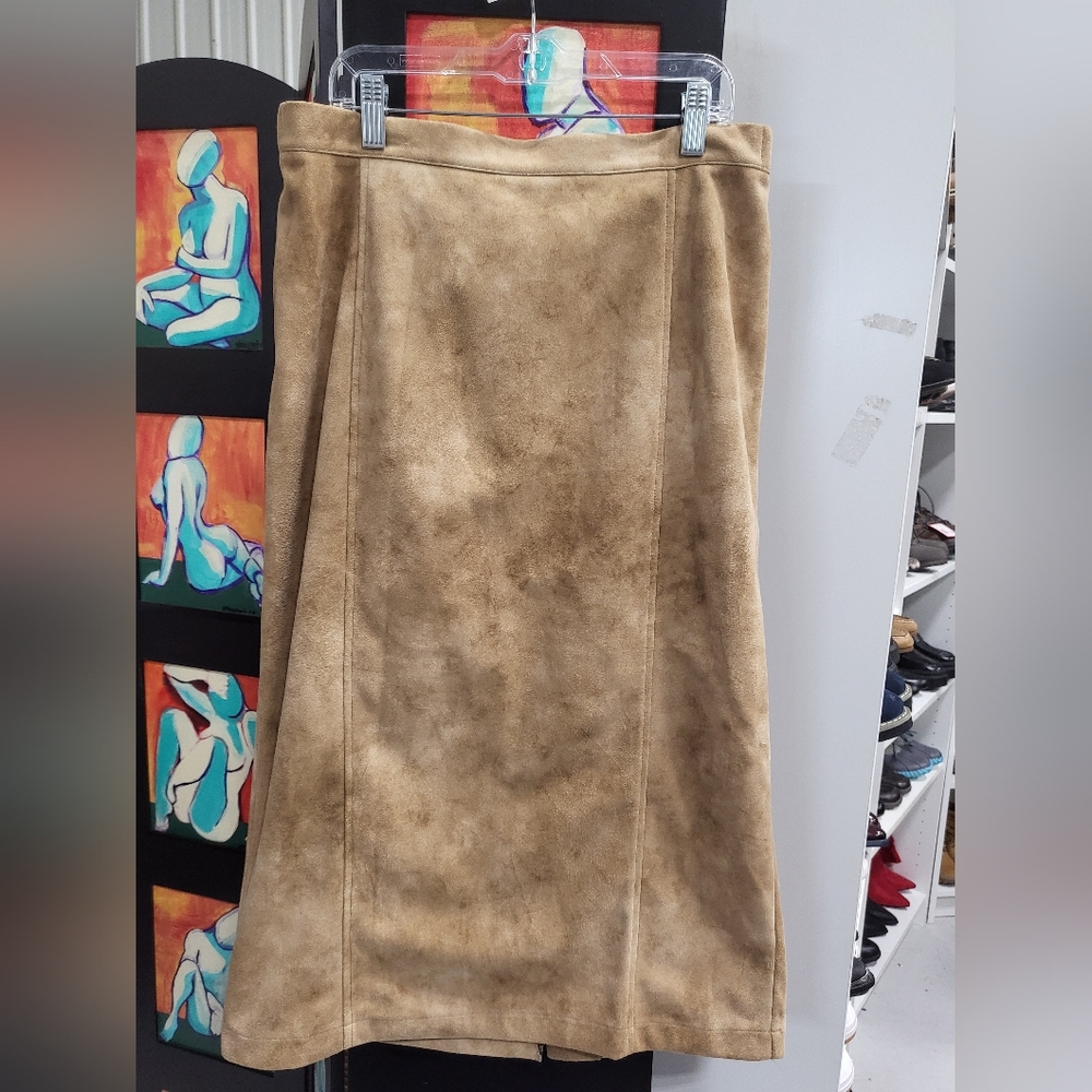 Faux Suede Skirt Deborah Murray
